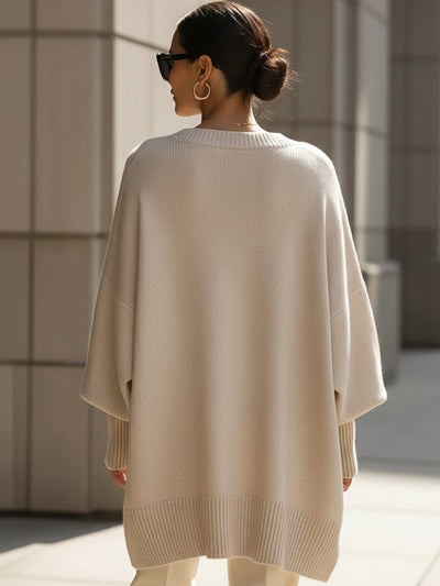 Mary – Effortless Elegance Oversized Poncho