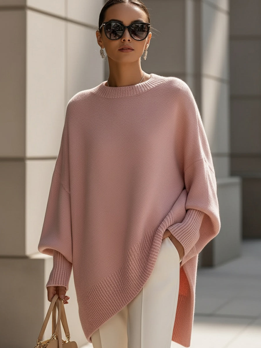 Mary – Effortless Elegance Oversized Poncho