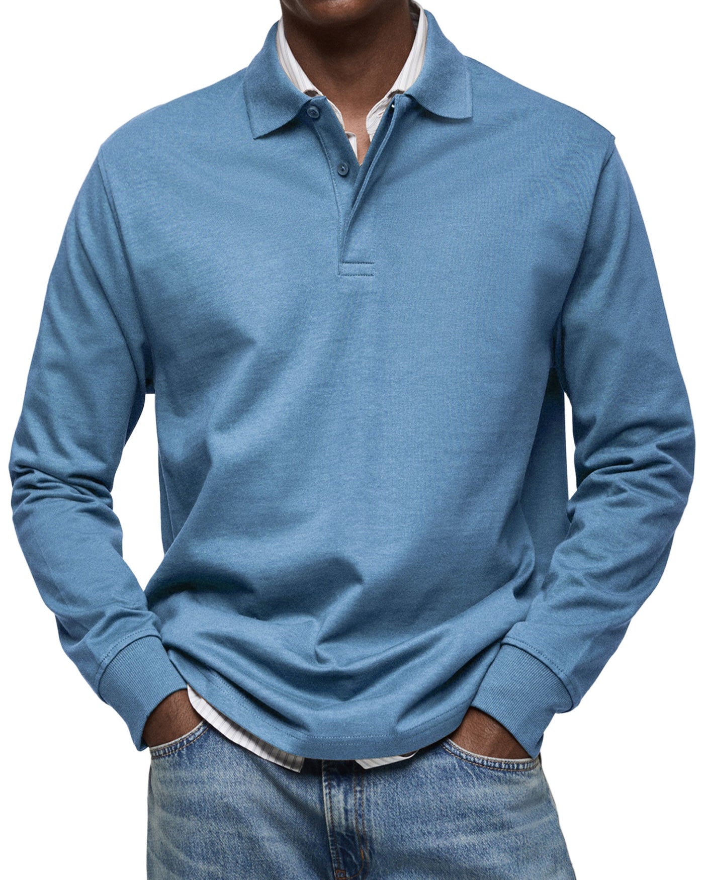 Henry - Luxury Long-Sleeved Polo