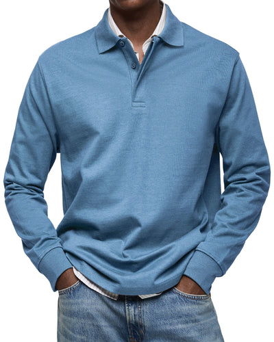 Henry - Luxury Long-Sleeved Polo