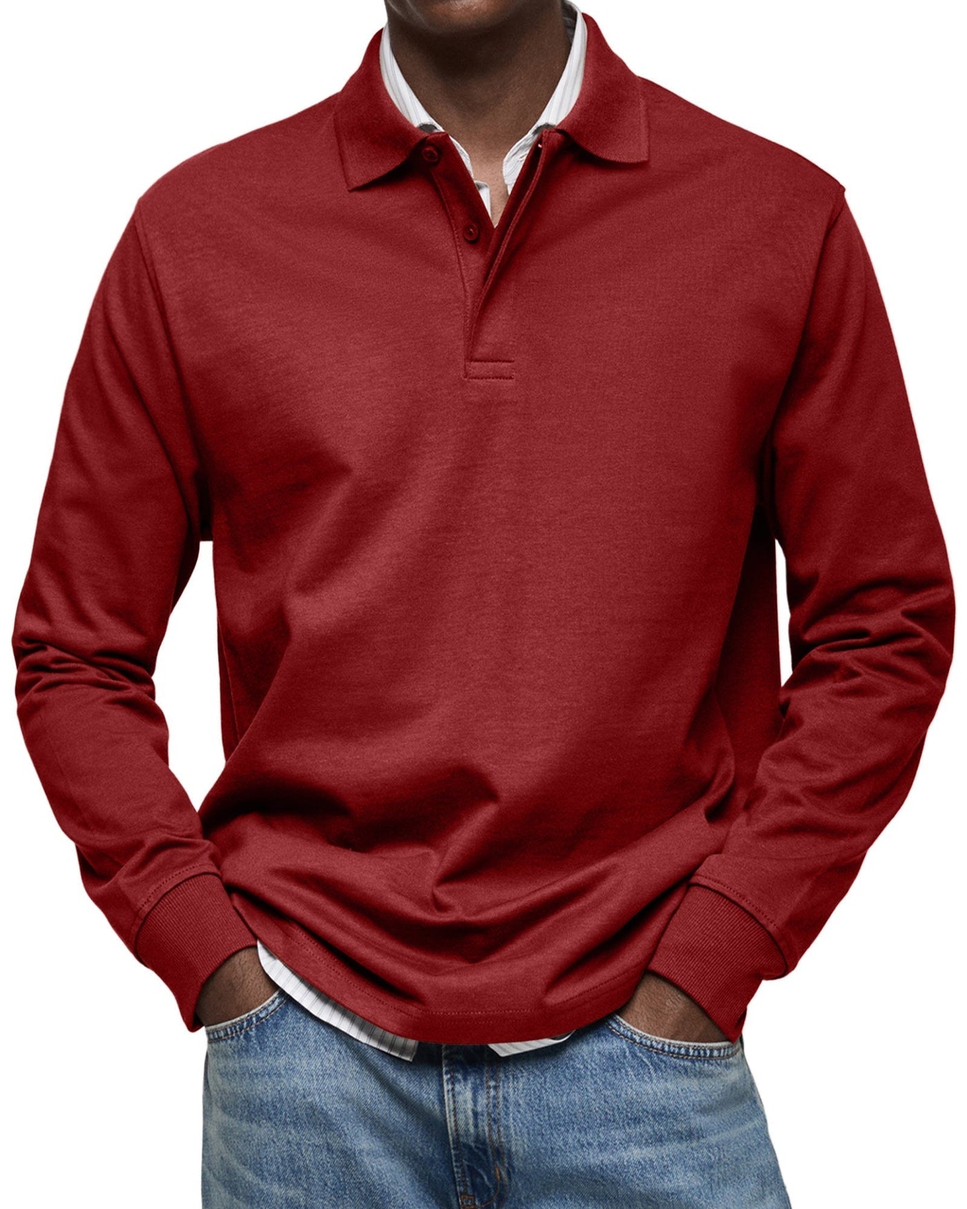Henry - Luxury Long-Sleeved Polo