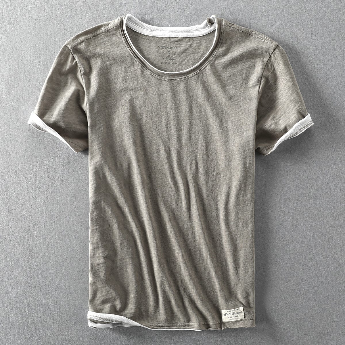 Elias Two-Tone Crew Neck T-Shirt