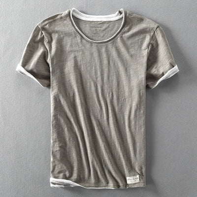 Elias Two-Tone Crew Neck T-Shirt