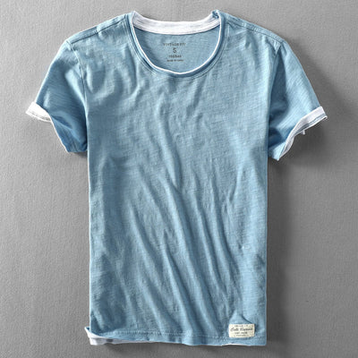 Elias Two-Tone Crew Neck T-Shirt