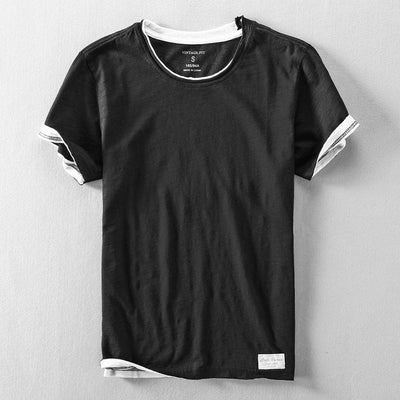 Elias Two-Tone Crew Neck T-Shirt