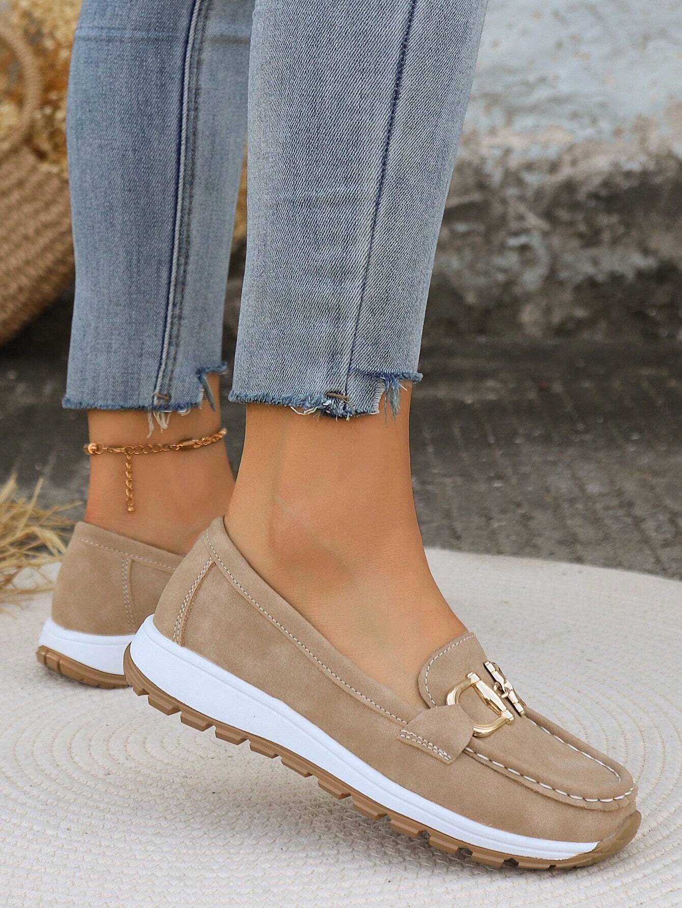 Dana - Flat Buckle Loafers