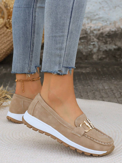 Dana - Flat Buckle Loafers