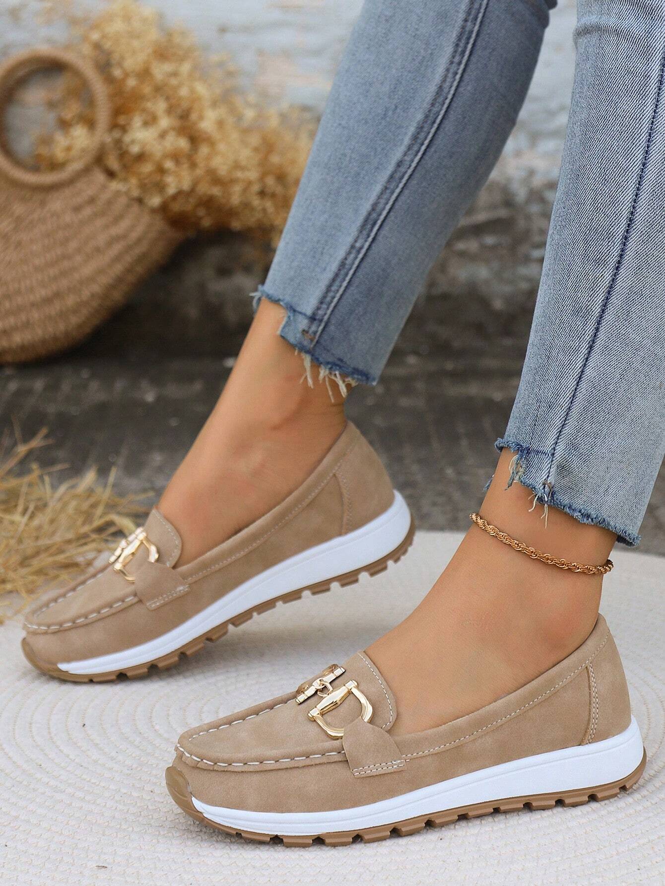 Dana - Flat Buckle Loafers