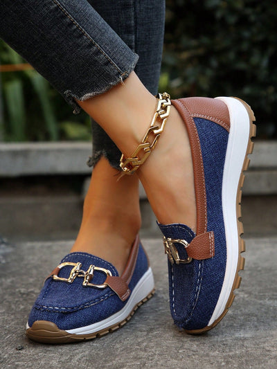 Dana - Flat Buckle Loafers