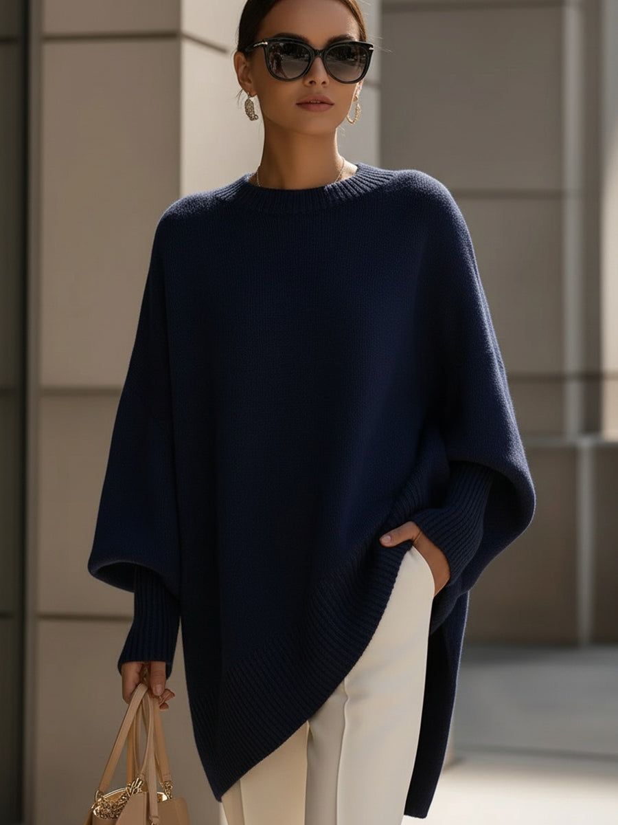 Mary – Effortless Elegance Oversized Poncho