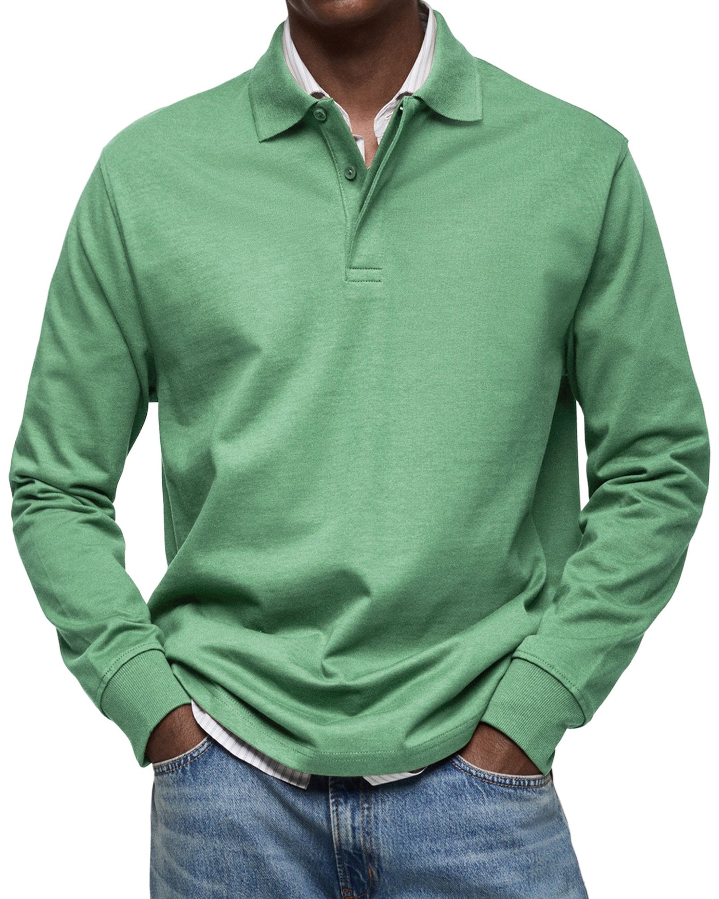Henry - Luxury Long-Sleeved Polo