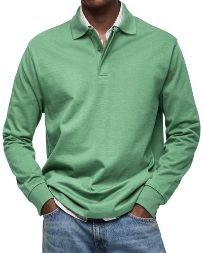 Henry - Luxury Long-Sleeved Polo