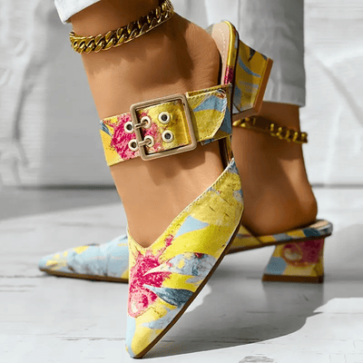 Bello | Vibrant Rainbow Heels