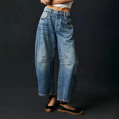 Ellie™ - Relaxed Fit Wide Leg Jeans