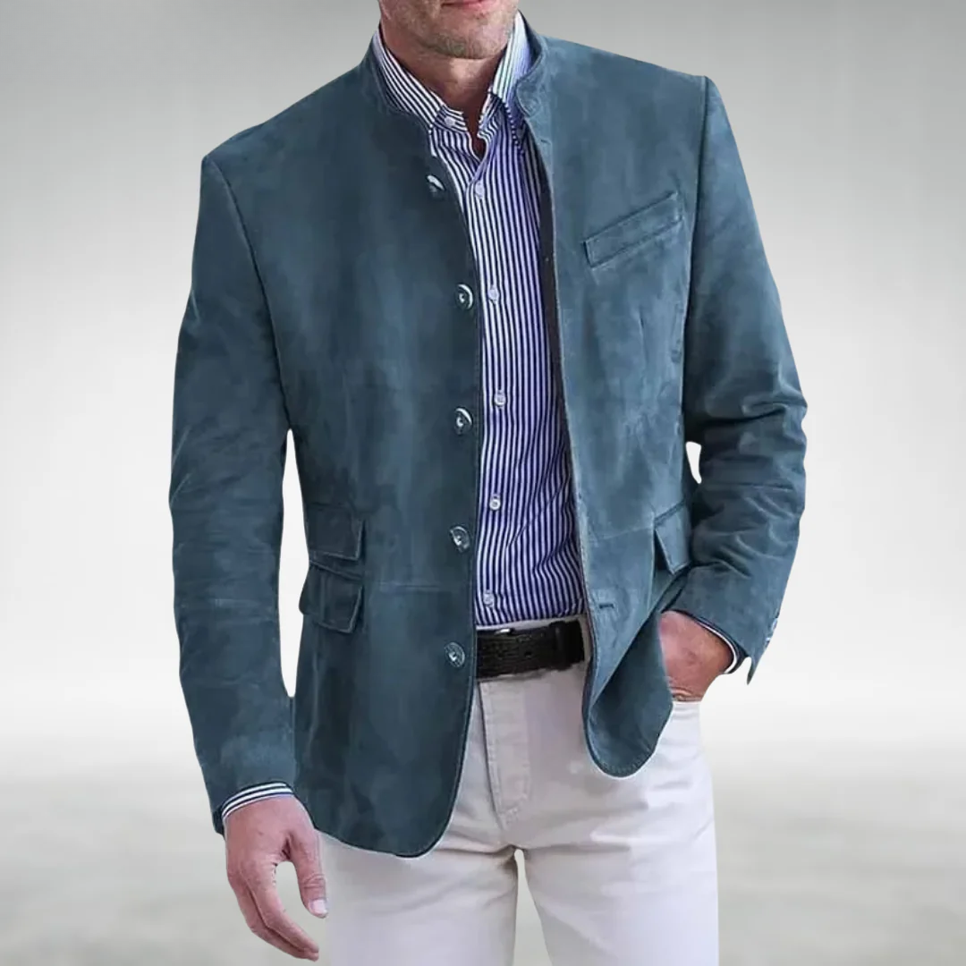 Men’s Suede Leather Jacket – Timeless Style with Premium Comfort
