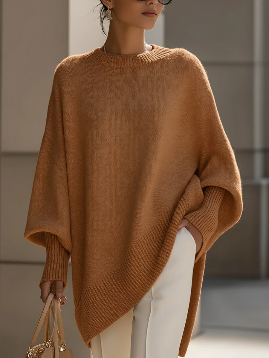 Mary – Effortless Elegance Oversized Poncho