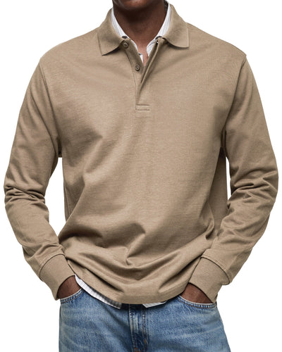 Henry - Luxury Long-Sleeved Polo