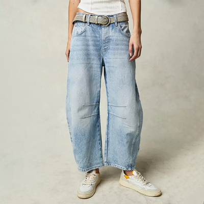 Ellie™ - Relaxed Fit Wide Leg Jeans
