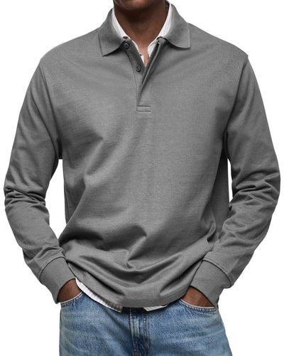 Henry - Luxury Long-Sleeved Polo