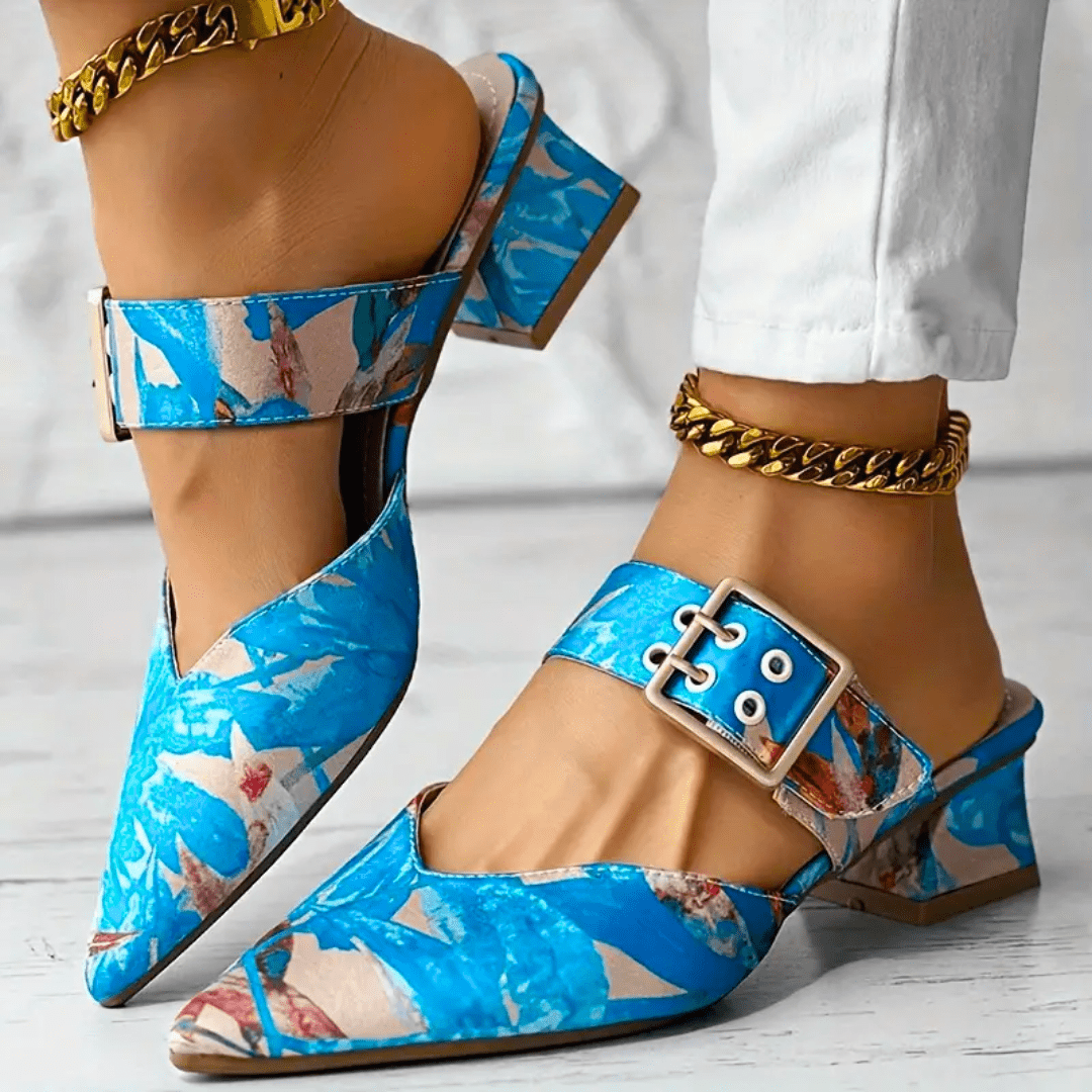 Bello | Vibrant Rainbow Heels