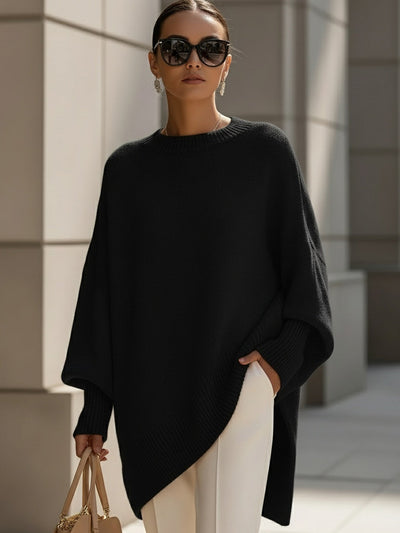 Mary – Effortless Elegance Oversized Poncho