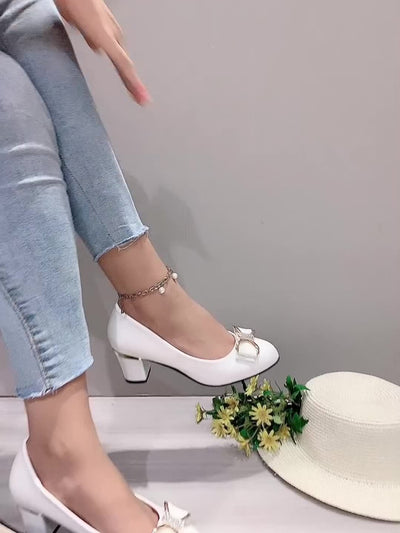 Jade™ – Comfortable Low Heel Pumps for Elegant Women