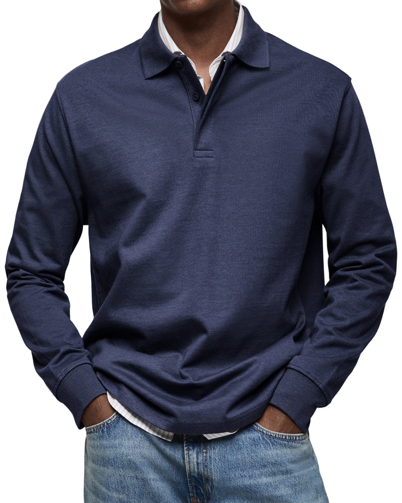 Henry - Luxury Long-Sleeved Polo