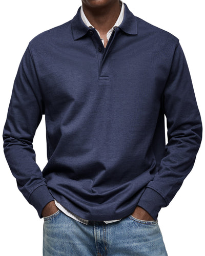 Henry - Luxury Long-Sleeved Polo