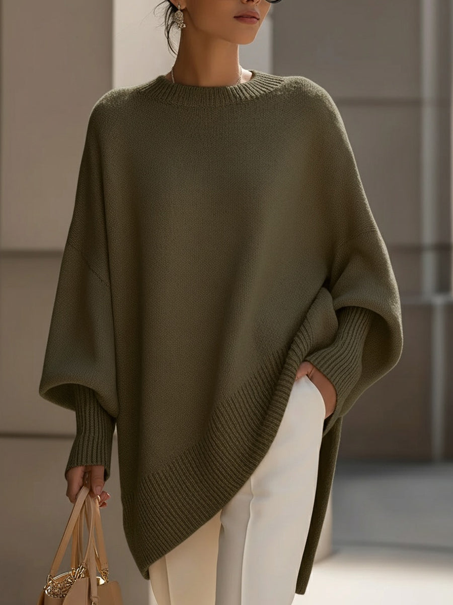 Mary – Effortless Elegance Oversized Poncho