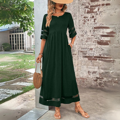 Aubrey™ – Figure-Enhancing Tummy-Control Midi Dress