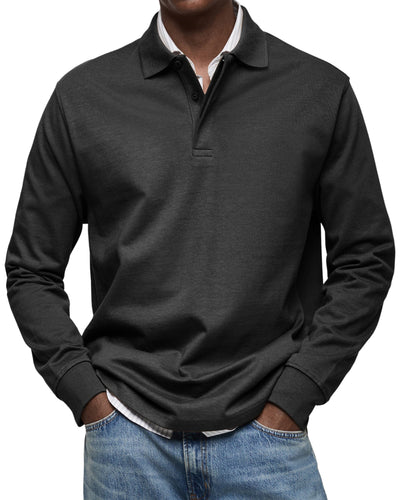 Henry - Luxury Long-Sleeved Polo
