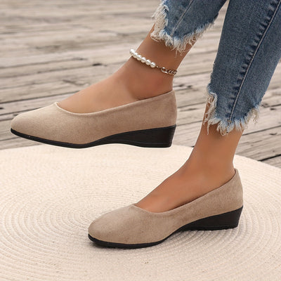 Elly - Comfortable Ballet Flats with Wedge Heel