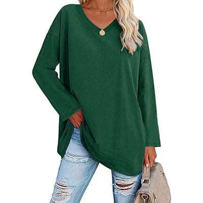 Joanna | Cozy Long Sleeve Top With Tummy Coverage