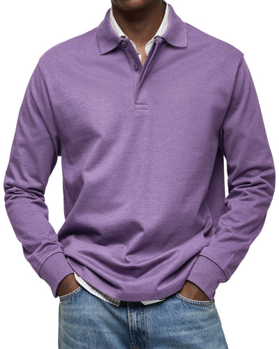 Henry - Luxury Long-Sleeved Polo