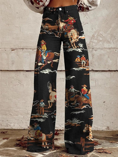 Penelope™ - Retro-Style Wide Leg Trousers