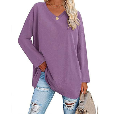 Joanna | Cozy Long Sleeve Top With Tummy Coverage