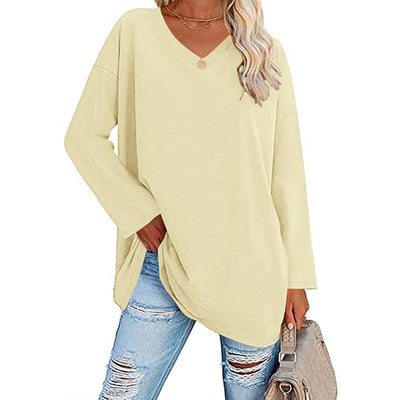 Joanna | Cozy Long Sleeve Top With Tummy Coverage