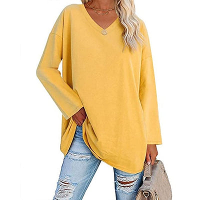Joanna | Cozy Long Sleeve Top With Tummy Coverage