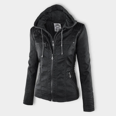 Sophia™ | Elegant leather jacket