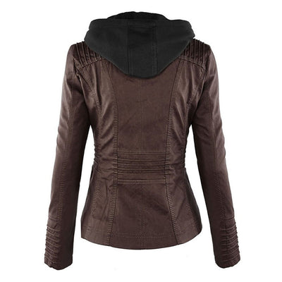 Sophia™ | Elegant leather jacket