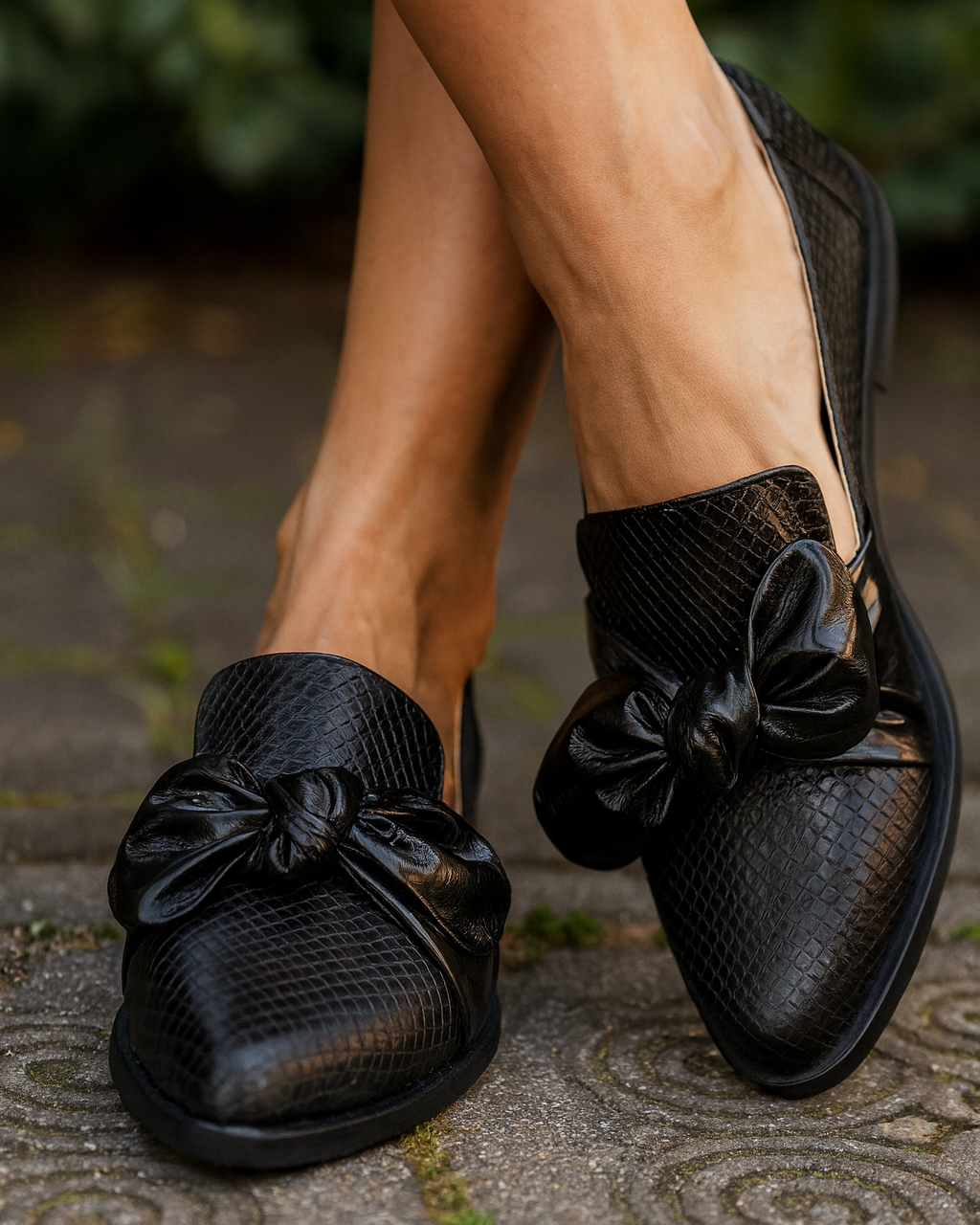 Sophia - Loafer with Bow Detail