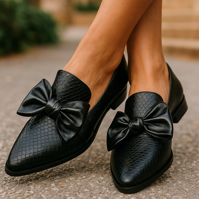 Sophia - Loafer with Bow Detail