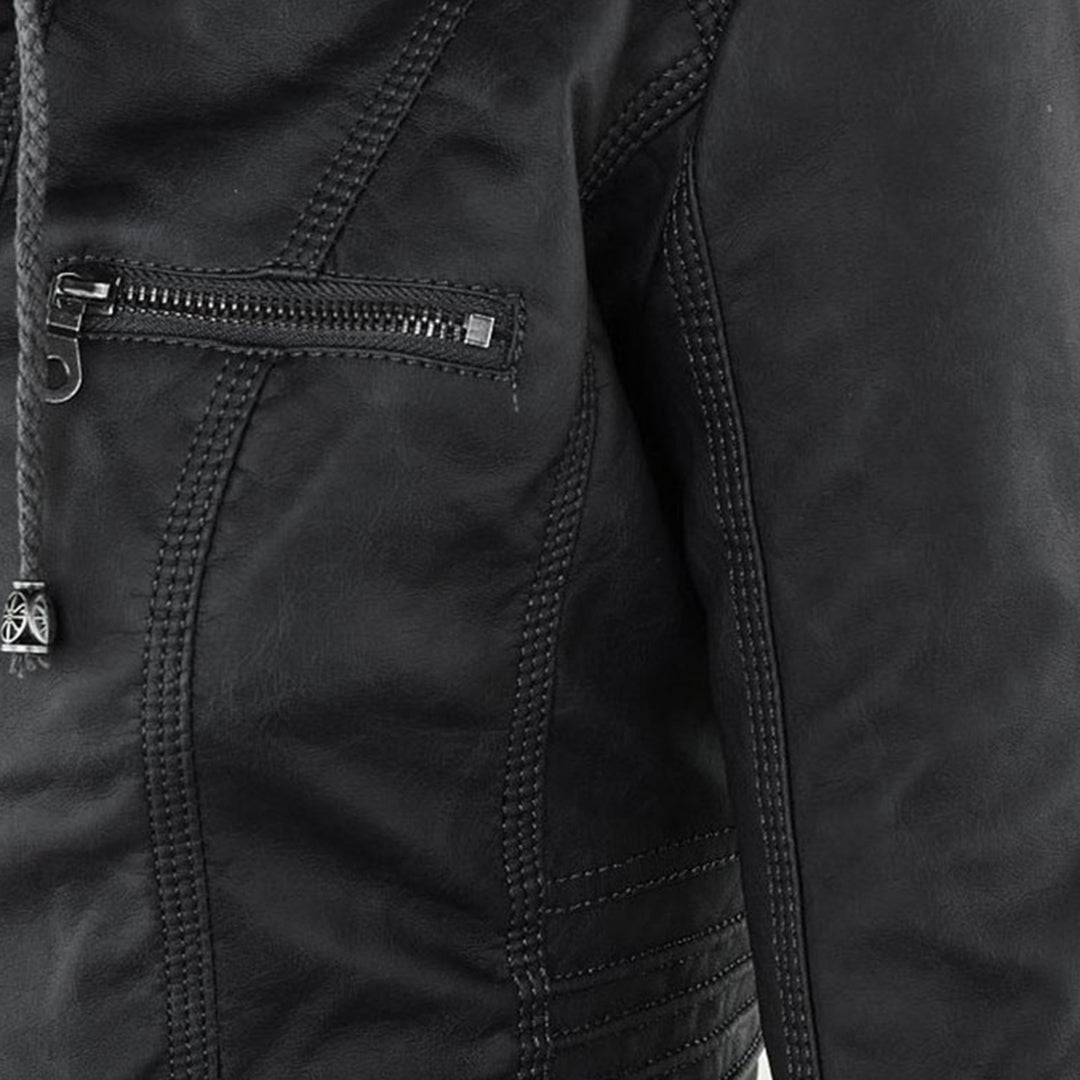 Sophia™ | Elegant leather jacket