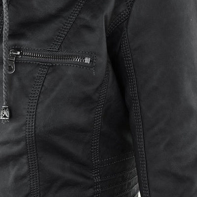 Sophia™ | Elegant leather jacket
