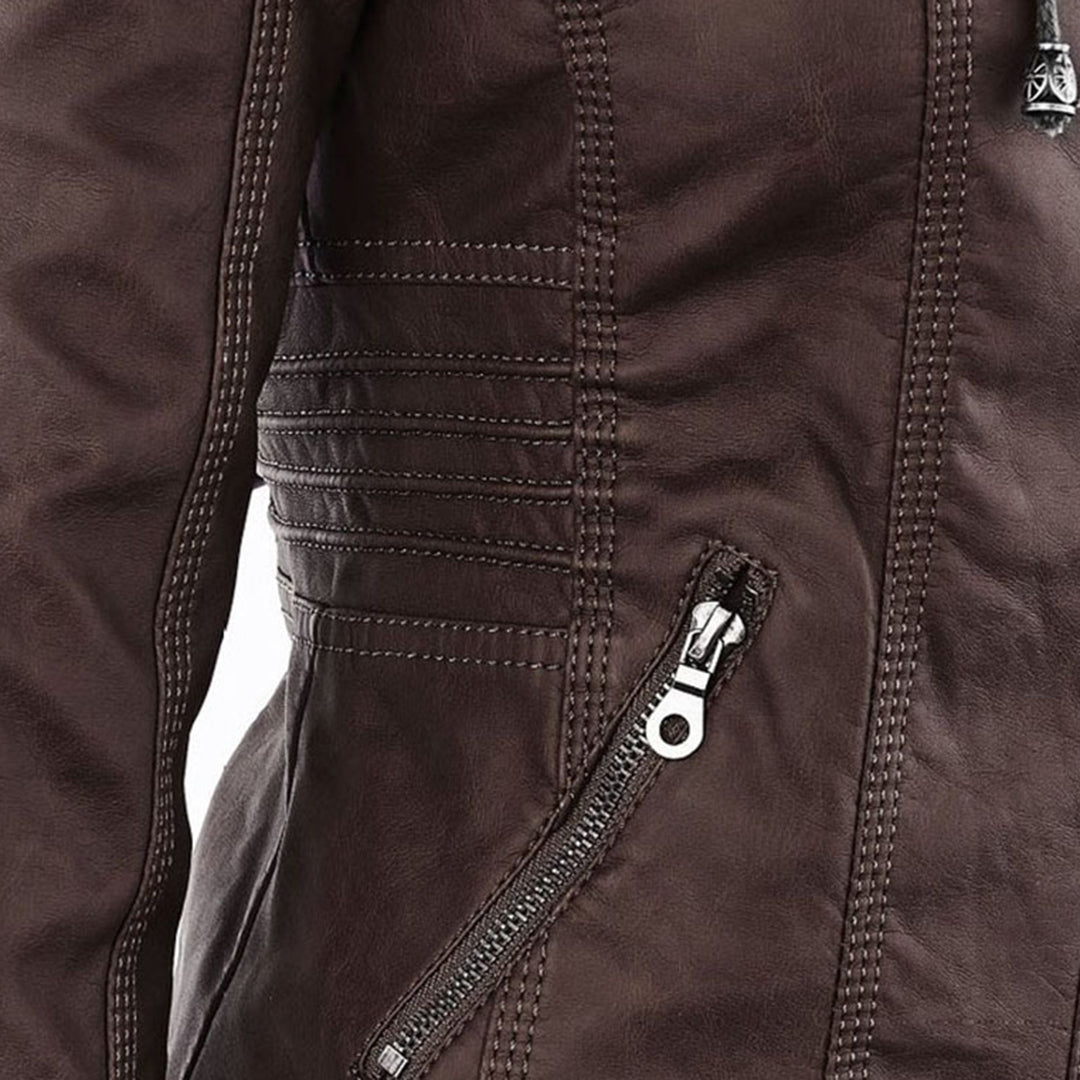 Sophia™ | Elegant leather jacket