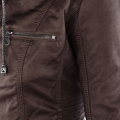 Sophia™ | Elegant leather jacket