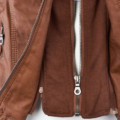 Sophia™ | Elegant leather jacket