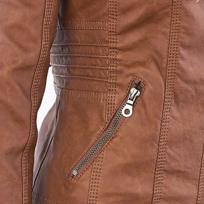 Sophia™ | Elegant leather jacket