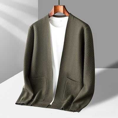 James™ - Cozy Honeycomb Knit Cardigan