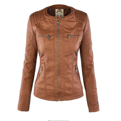 Sophia™ | Elegant leather jacket